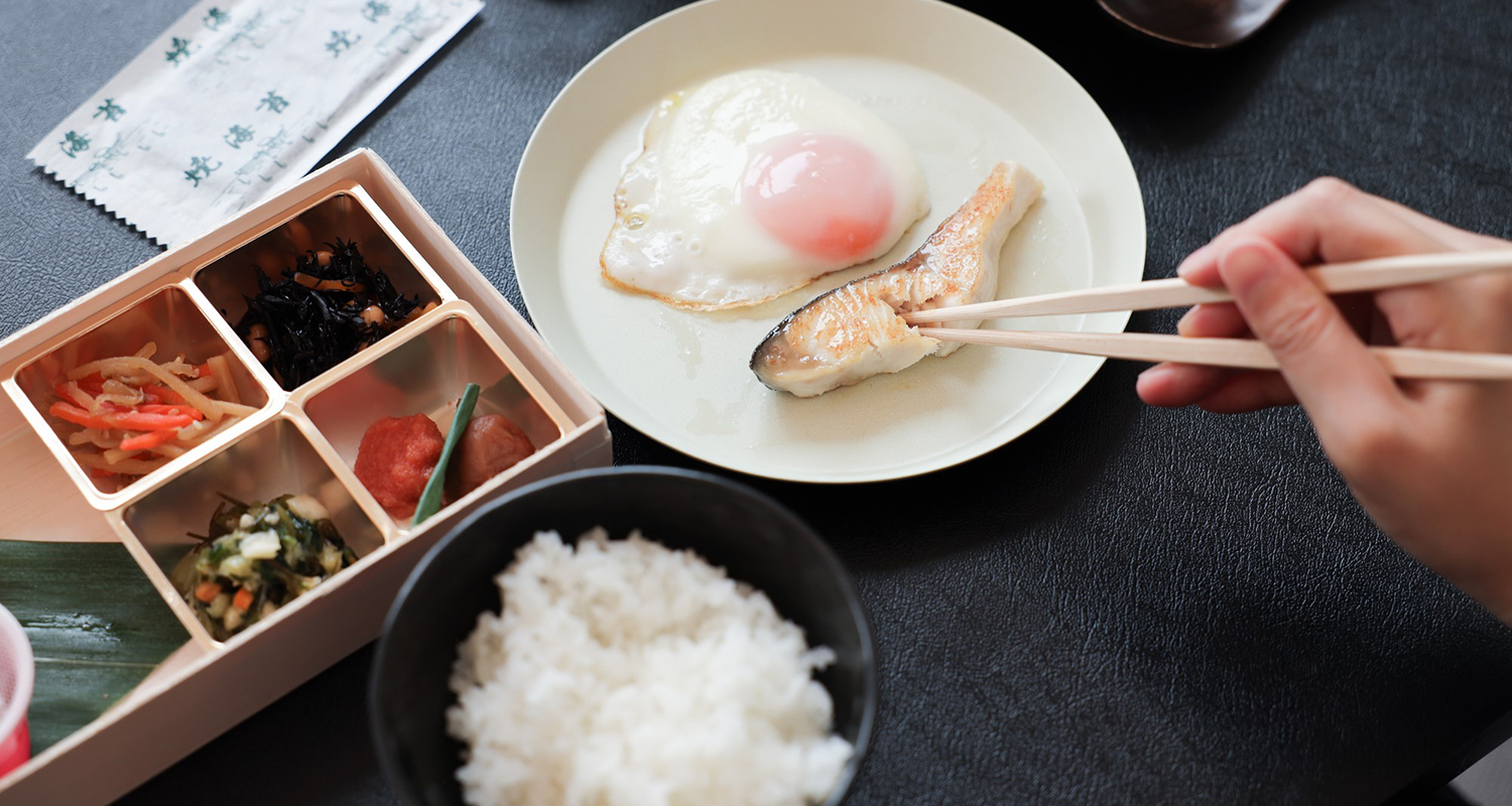 写真：和朝食