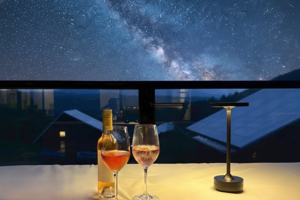 ロゼワインと軽井沢の満天の星空